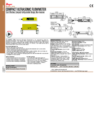 Thumbnail of document Data Sheet - UFM Compact Ultrasonic Flowmeter